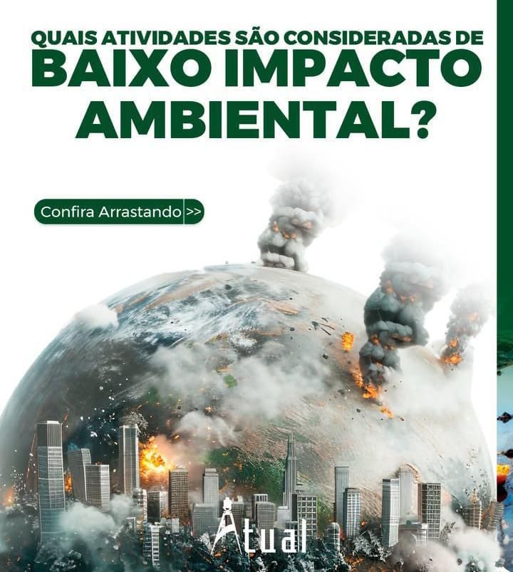 Imagem ilustrativa de Atividades de Baixo Impacto Ambiental